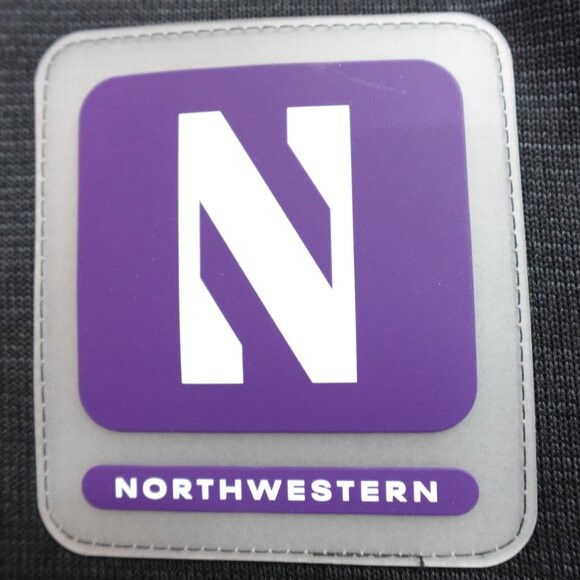 Under Armour Womens Jacket Medium Black Full Zip Storm Northwestern NEW - Picture 3 of 12